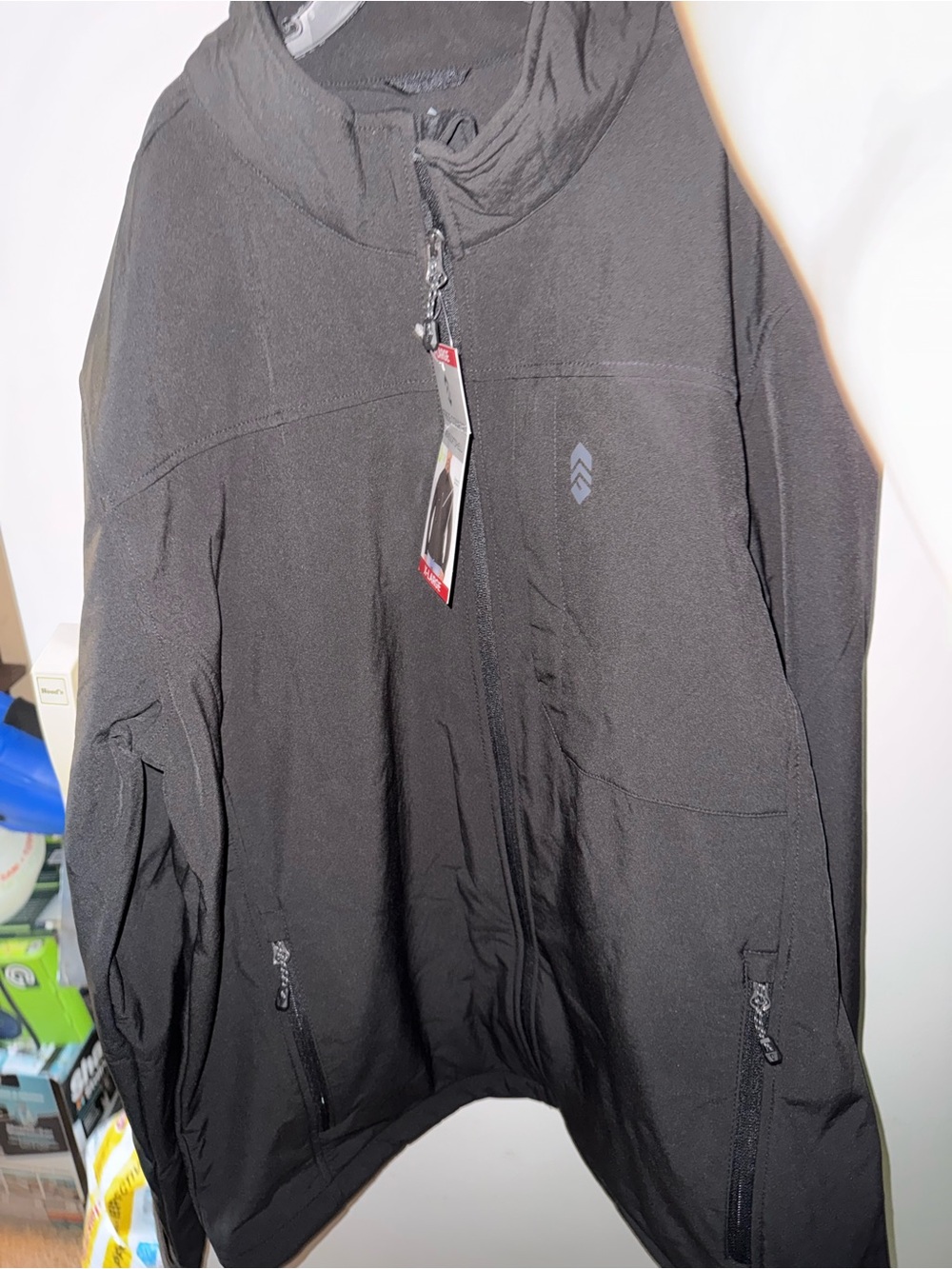 Free Country Men's Black Lightweight Full-Zip Jacket